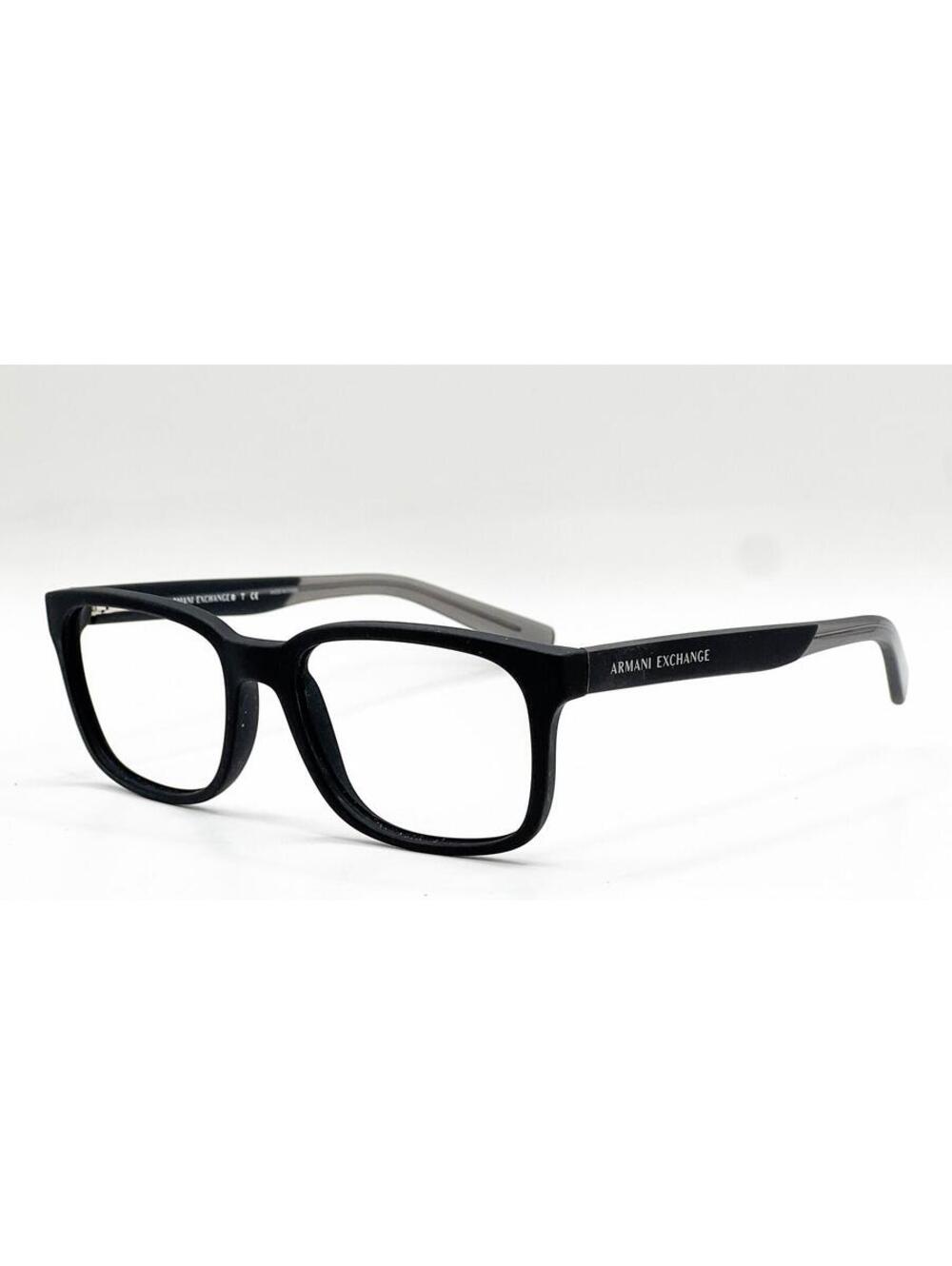 Armani Exchange Ax 3029 8182 Polished Black Authentic Eyeglasses 54-17-140